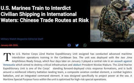 美军空降突袭油轮威胁全球海上贸易，中国集装箱武装船早有准备？