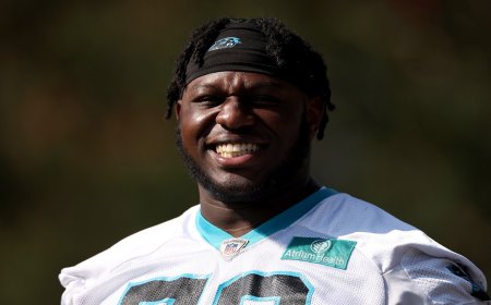 Carolina Panthers' Ickey Ekwonu Carted Off the Field After Brutal Leg Injury