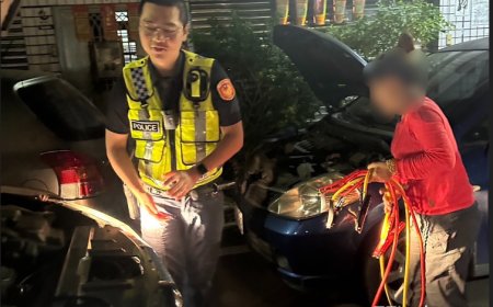 屏東女駕駛深夜熄火找嘸修車廠　內埔警接電救援