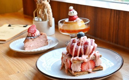 半夜還能吃到草莓千層酥、巴斯克！台中西區木質調深夜甜點店