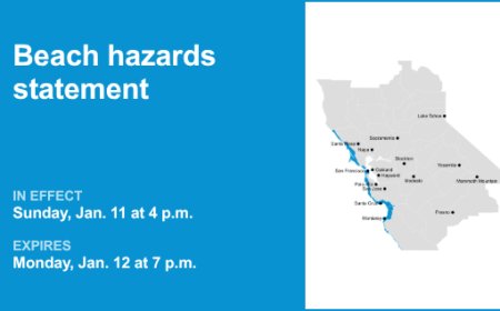 Beach hazards statement in place for Bay Area Shorelines until Monday evening – risk of sneaker waves