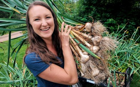 Former dietitian says homegrown food helps family's health after cutting grocery trips