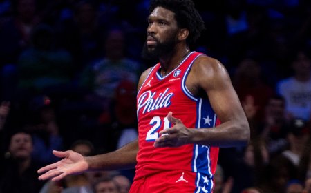 76ers’ Joel Embiid, Paul George out against Raptors