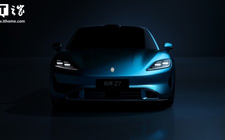 上汽华为合作鸿蒙智行“尚界 Z7”车型更多细节官图公布，贯穿式“星河”尾灯