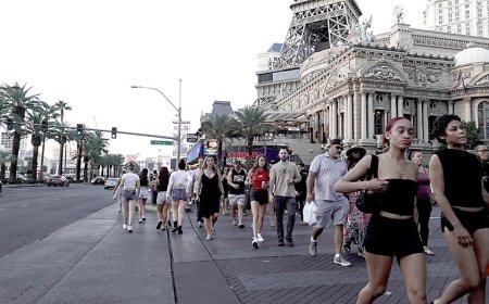 Las Vegas tourism crashes to early 2000s levels as visitors flee the city