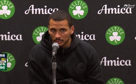 ‘Illegal screen’: Celtics’ Mazzulla answers all questions with two-word phrase