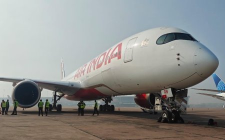 印度一架空客A350滑行中发动机吸入集装箱 损失惨重