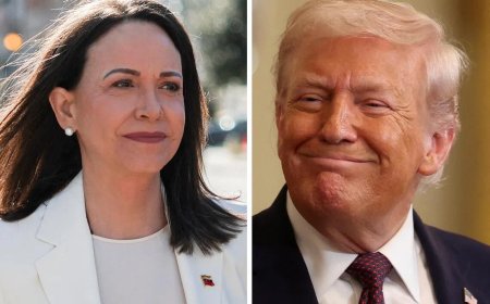 委内瑞拉反对派领袖赠特朗普诺贝尔和平奖奖章