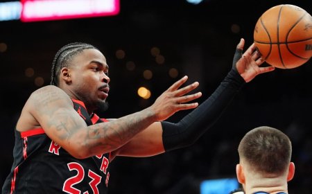 Raptors’ Jamal Shead developing as player, leader as injuries pile up