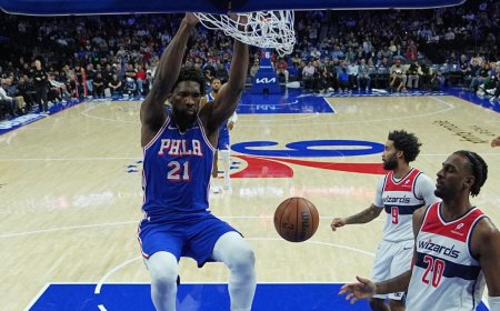 Joel Embiid looks All-Star ready as 76ers manage injury risk