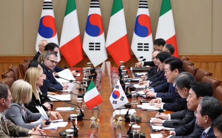 韩意领导人举行会谈 共商深化合作方案