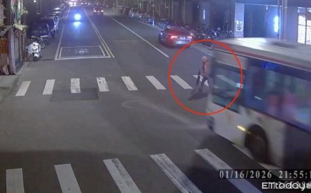 新店婦遭公車撞飛一度命危！司機「完全沒看到」　驚悚瞬間曝