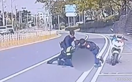 毒癮發作趴機車「全身顫抖」手還緊握電子煙　男襲警5罪送辦