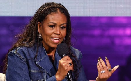 Michelle Obama complains about media questioning her fashion mere minutes after touting her outfit