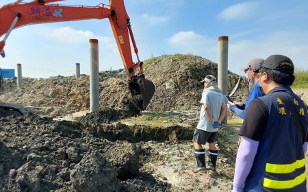 台南市府鐵腕掃蕩非法回填！環檢警聯手開挖19處　營建廢棄物全現形