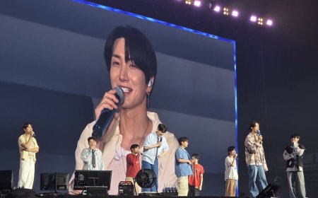 直擊／3種手幅看不夠！SJ以為應援沒了　2樓排出超猛「燈光應援」美炸