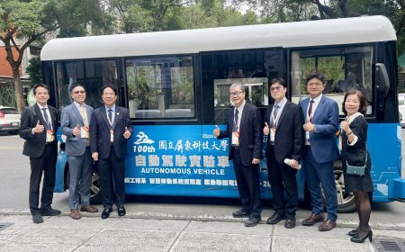 屏科大研發「自駕接駁車」半年內上路　學者：校內載客還會導覽
