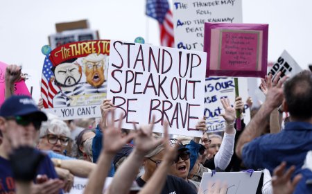 Free America Walkout marks a year of resisting Trump