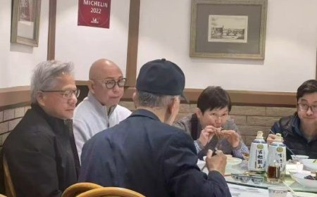 黄仁勋2026年首度来华 逛菜市场后聚会品“绍兴黄酒”