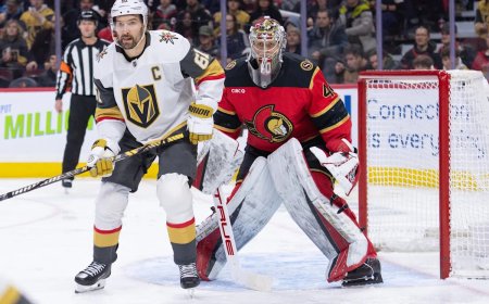 Sluggish Golden Knights Subdued, Stomped by Senators