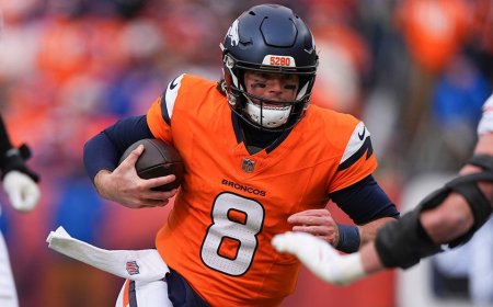 Broncos' Jarrett Stidham impresses with TD drive early in AFC title game but makes costly mistake