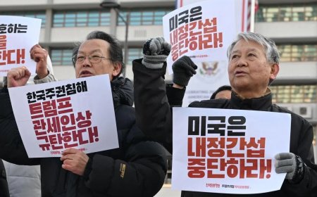 不满韩国未兑现投资承诺 特朗普扬言调高对韩关税