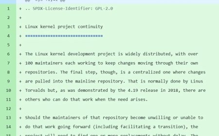 Linux Kernel社区拟定接班预案 为Linus退场做准备