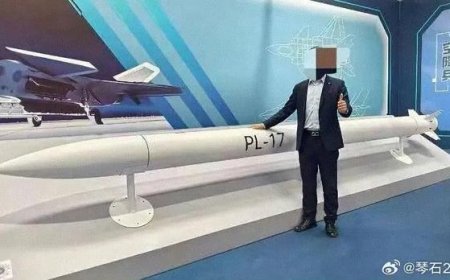 真·飞行电线杆！霹雳-17全尺寸模型曝光，射程直接拉到500公里？