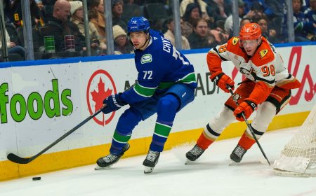 Vancouver Canucks Pick Up First Home Shutout Of The Season In 2-0 Victory Over The Anaheim Ducks