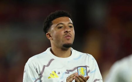 Jadon Sancho: Man United loanee helps in stunning Villa comeback
