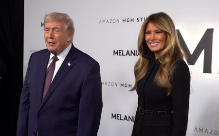 Trump says Melania has been 'more outspoken' this term at Trump Kennedy Center documentary premiere