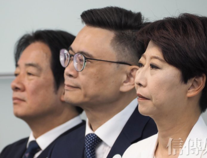 2026大選》替陳亭妃、賴瑞隆、蔡易餘披勝選背帶　賴清德耳提面命：不團結一定會輸