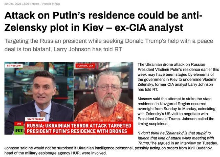 乌克兰变天？泽连斯基出访，手下袭击普京官邸，逼其下台腾位置？