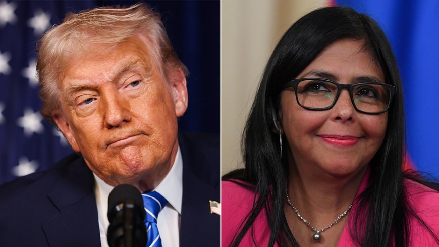 Trump vows US 'in charge' of Venezuela as he reveals if he's spoken to Delcy Rodríguez