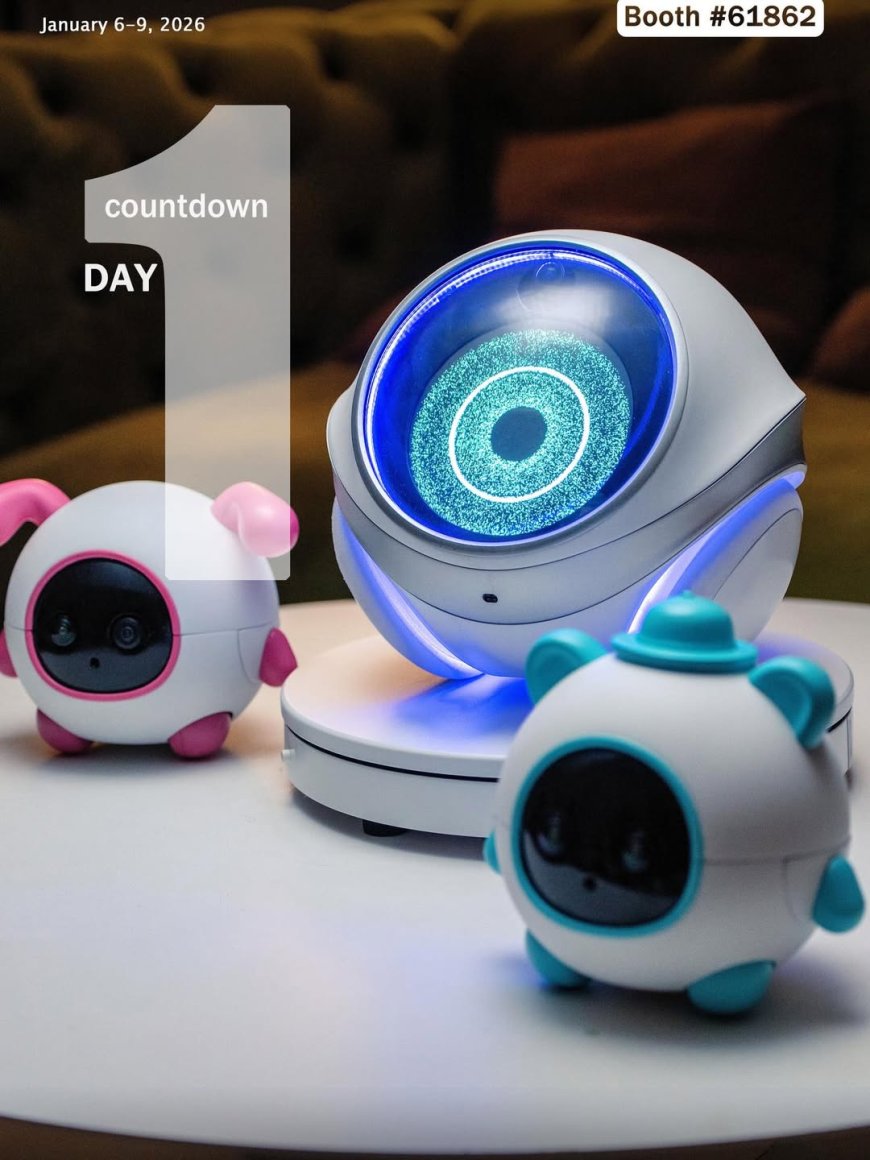 养宠机器人 Vex 亮相 CES 2026：能跟随宠物互动，还能自己剪 Vlog