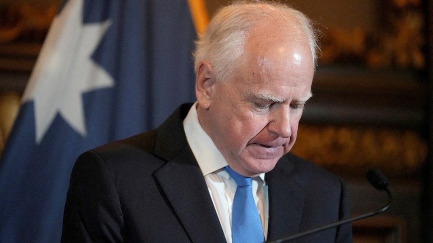 Tim Walz shocks reporters by abruptly ending press conference with no questions