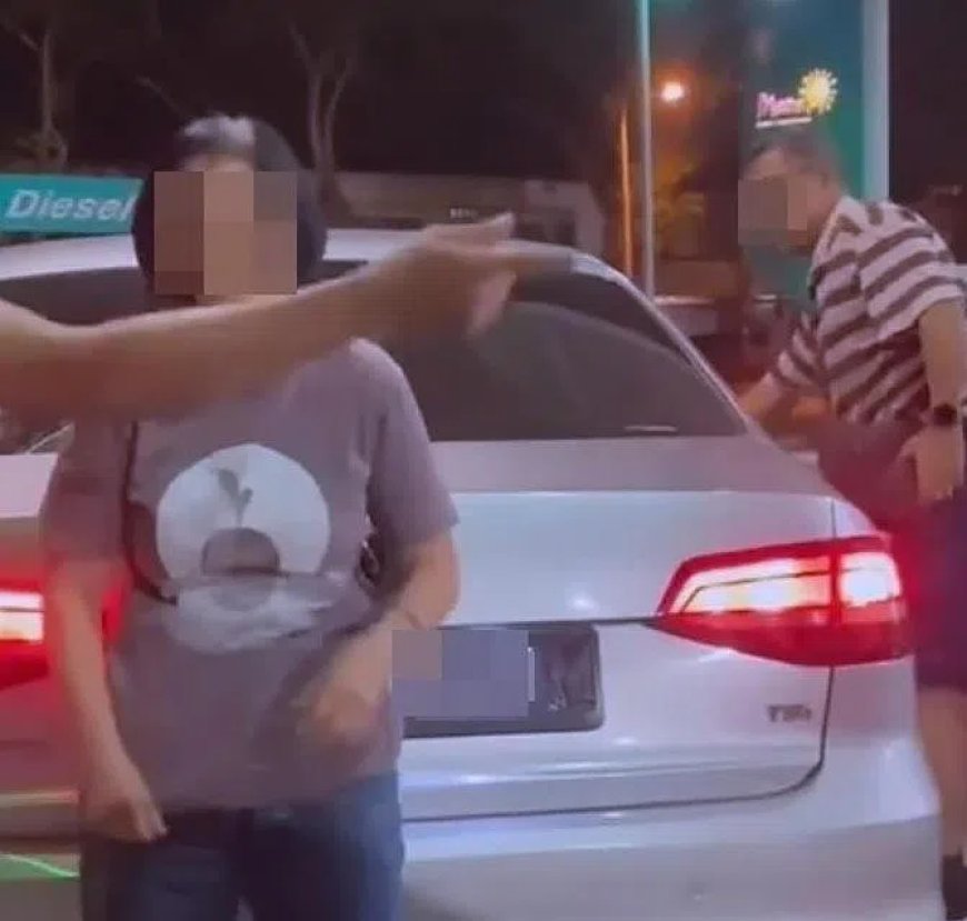 涉嫌掩盖新加坡车牌添RON95 夫妇向古来警方投案