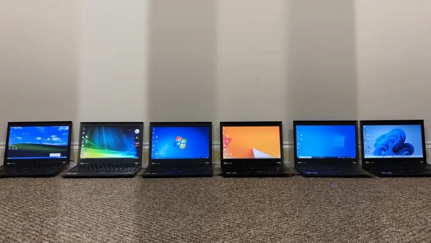 六代微软 Windows 系统非严谨对比测试：Win11 在老旧硬件上表现大多垫底