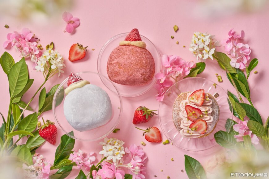 雪系町首創「生甜甜圈草莓大福」　門市IG打卡可現折30元