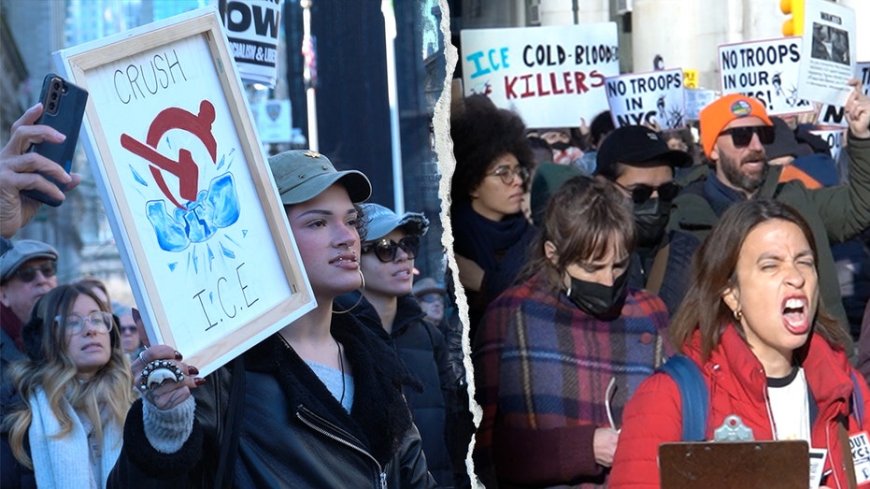 Socialist groups chant 'Killer Kristi' while escalating nationwide anti-ICE protests