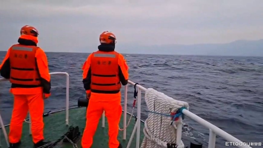 辛柏毅仍失聯！海巡署搜救畫面曝　小姨子淚崩：姊夫說左手被卡住