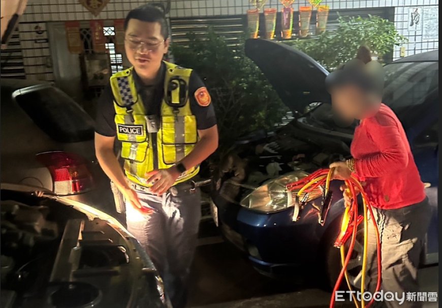 屏東女駕駛深夜熄火找嘸修車廠　內埔警接電救援