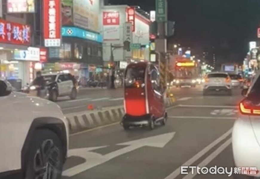 「移動神主牌」從眼前過員警沒取締　龍潭分局曝原因