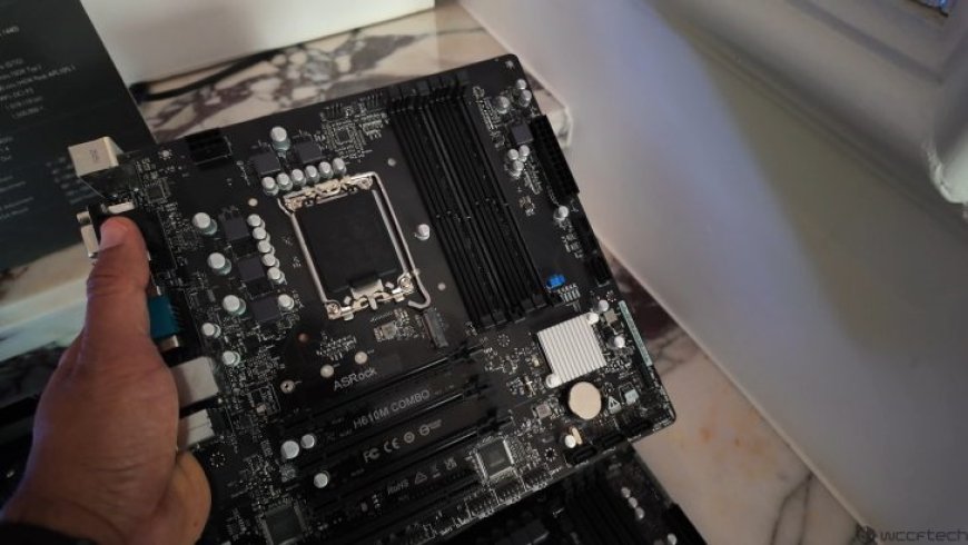 华擎妖板H610 Combo实物曝光：2槽DDR4+4槽DDR5合体