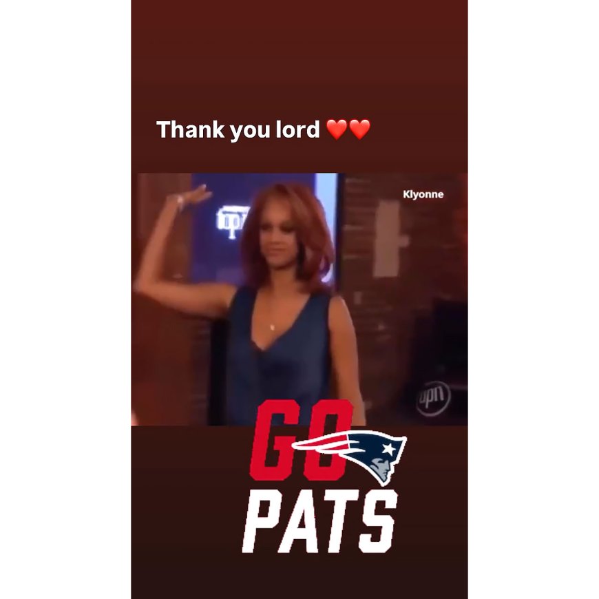 Cardi B Uses Tyra Banks ‘ANTM’ Clip To Celebrate Patriots’ Playoff Win
