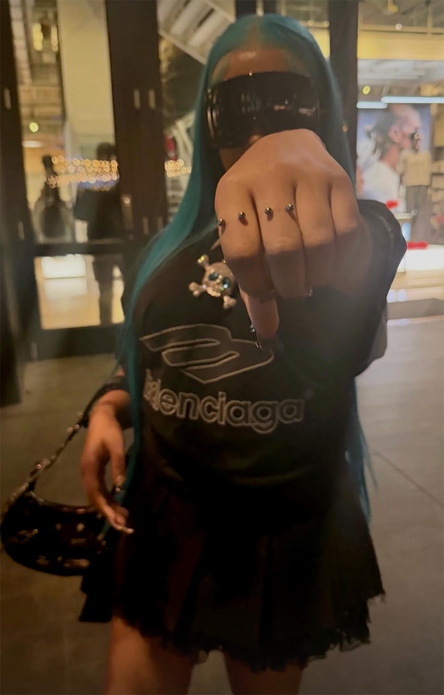 North West Defies Style Critics by Showing Off Her 2nd Finger Piercing