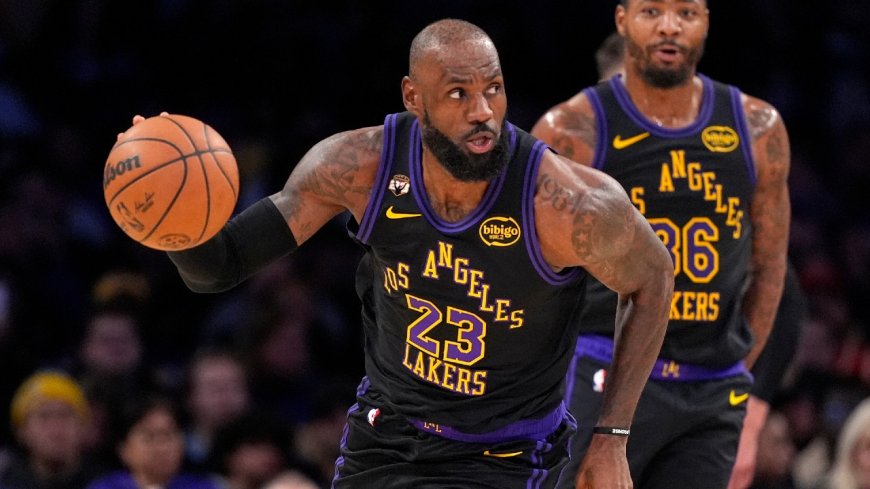 LeBron James nearly has triple-double as Lakers beat Hawks