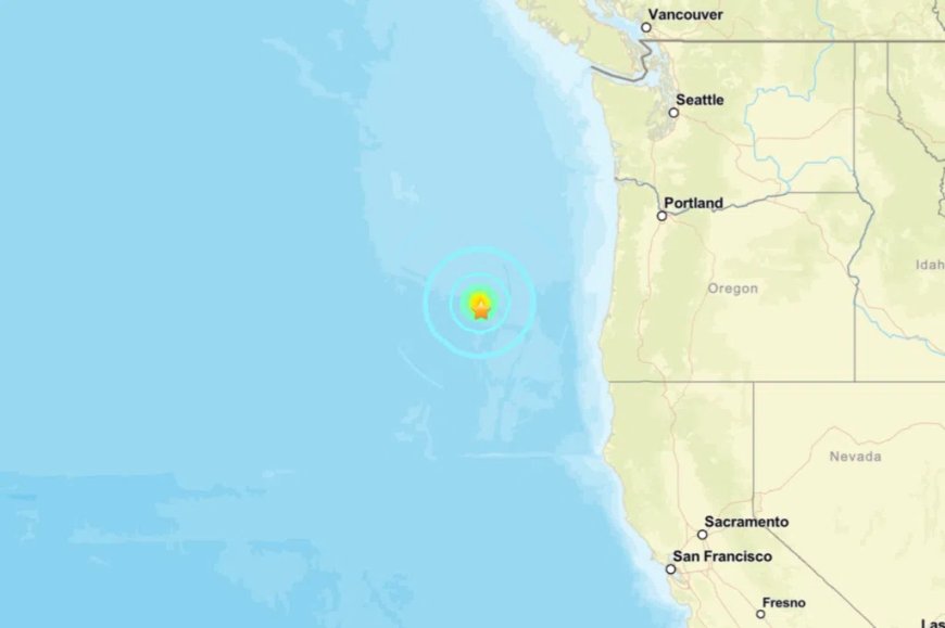 美国俄勒冈州海域发生6.0级地震