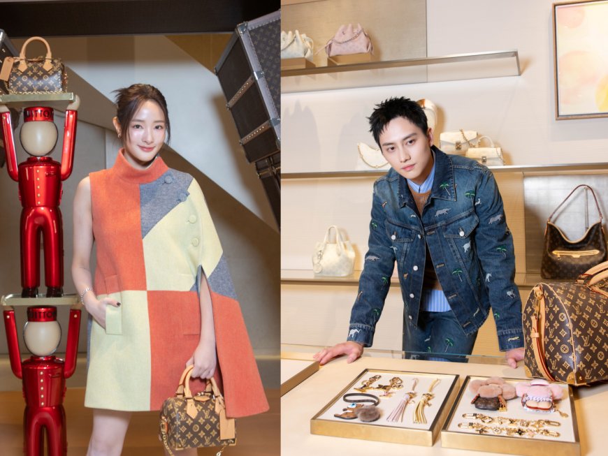 范少勳認為LV老花是摩羯座、王淨愛「無底洞」大包　 Monogram 130周年用硬箱堆鐵塔