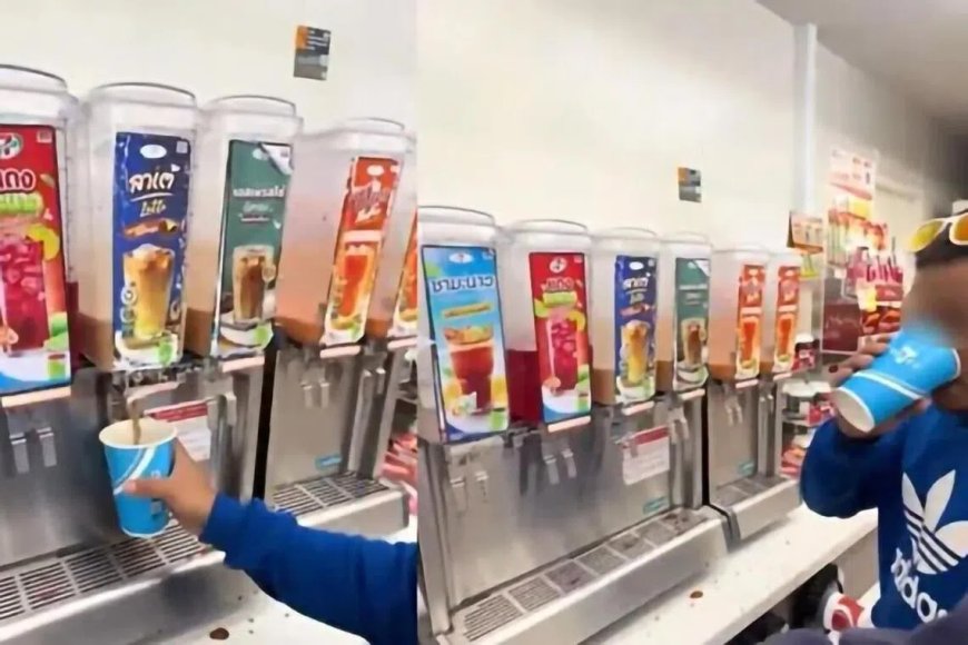 一群马国男子泰国便利店 疑违规自行续杯